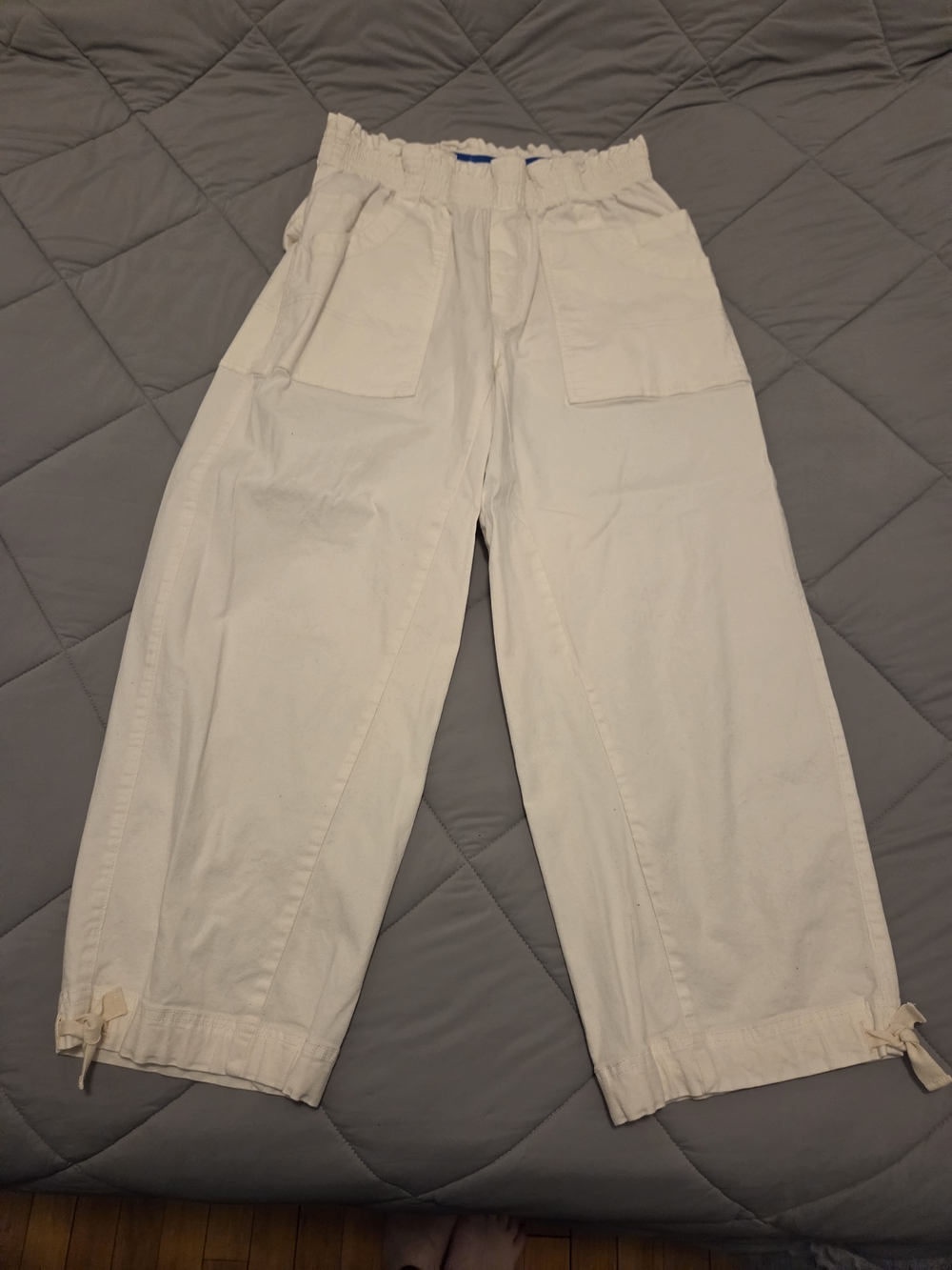 Pilcro Cream Cargo Pants